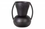 METAL VASE SEP BLACK